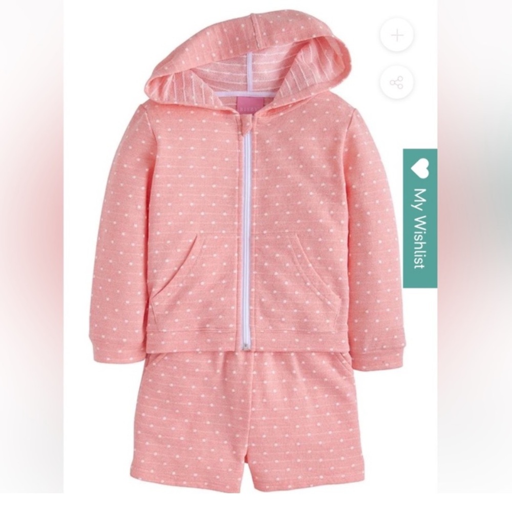 Bisby Pink Polka Dot Set